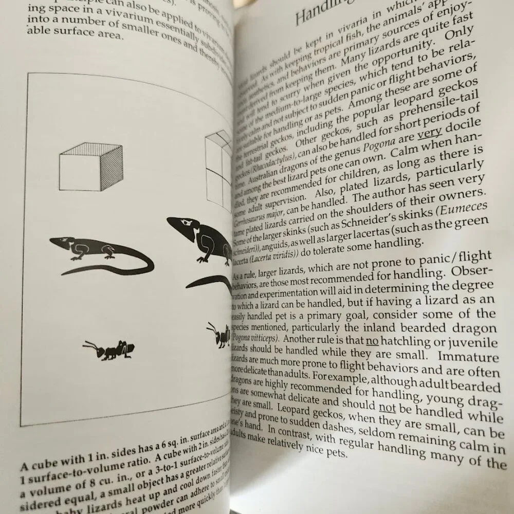 Lizard Keeper's Handbook Book Philippe de Vosjoli 9781882770250 Reptile Caretaki
